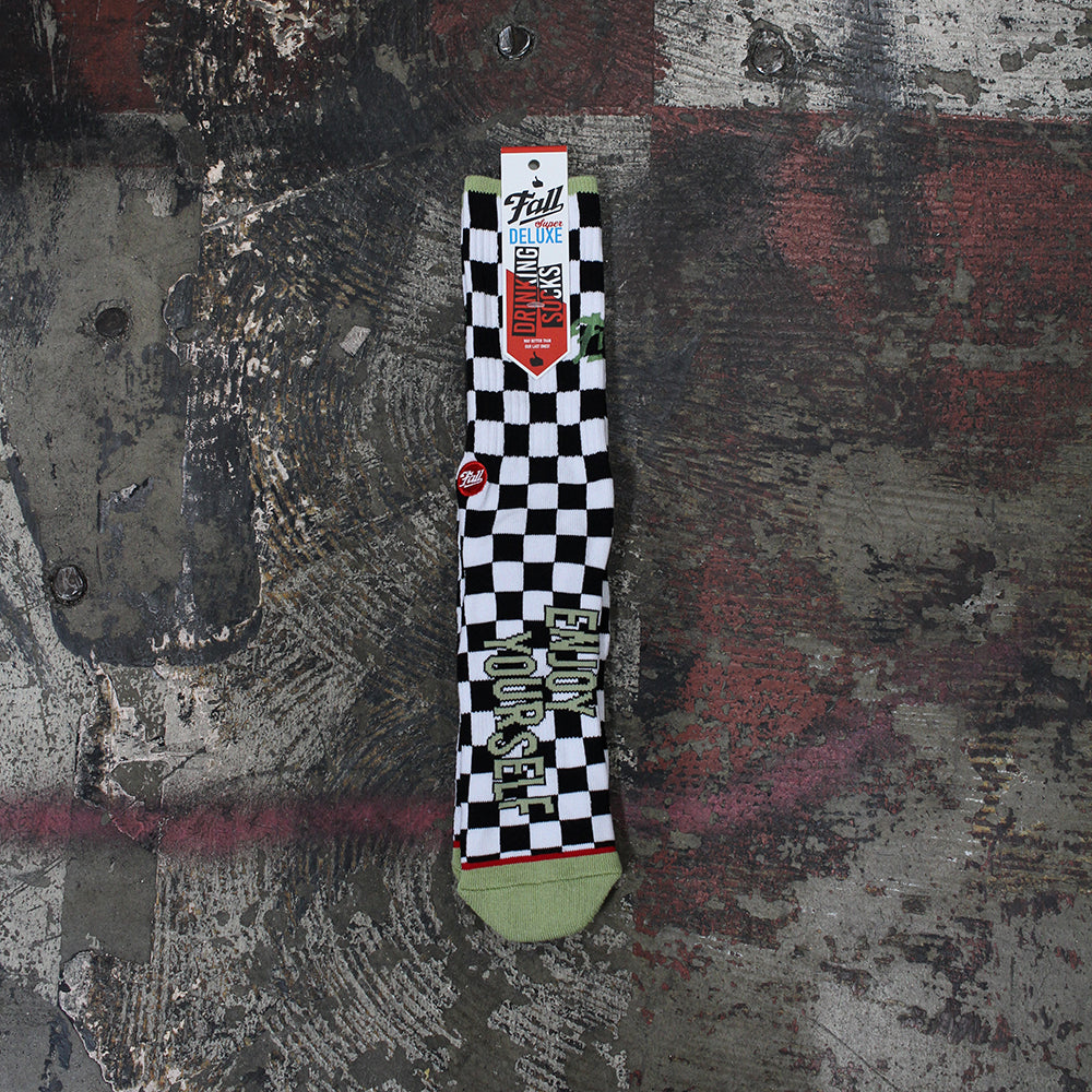 FALL DRINKING SOCKS – Checkers