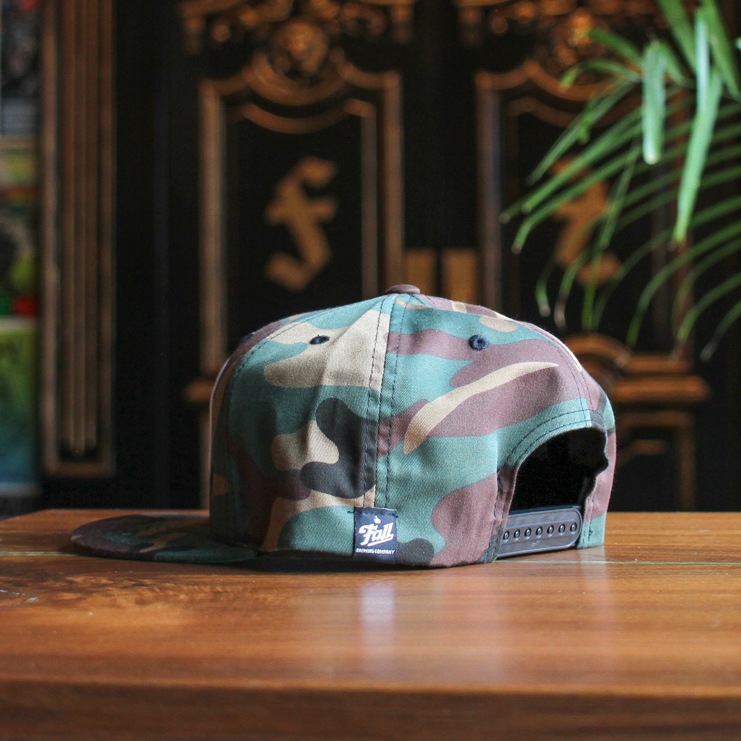 Wolf Snapback Hat - Camo