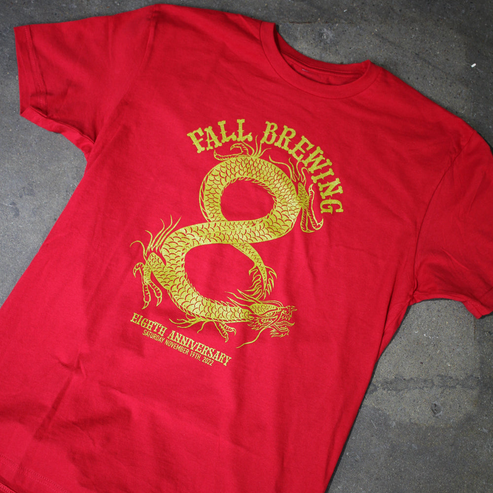 8th Anniversary Shirt Red