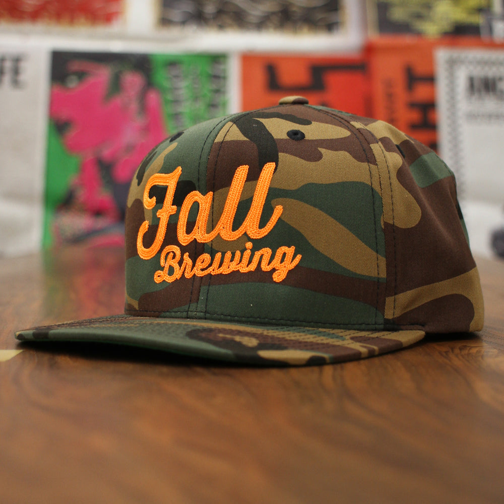 ROPE STITCH HAT CAMO ORANGE
