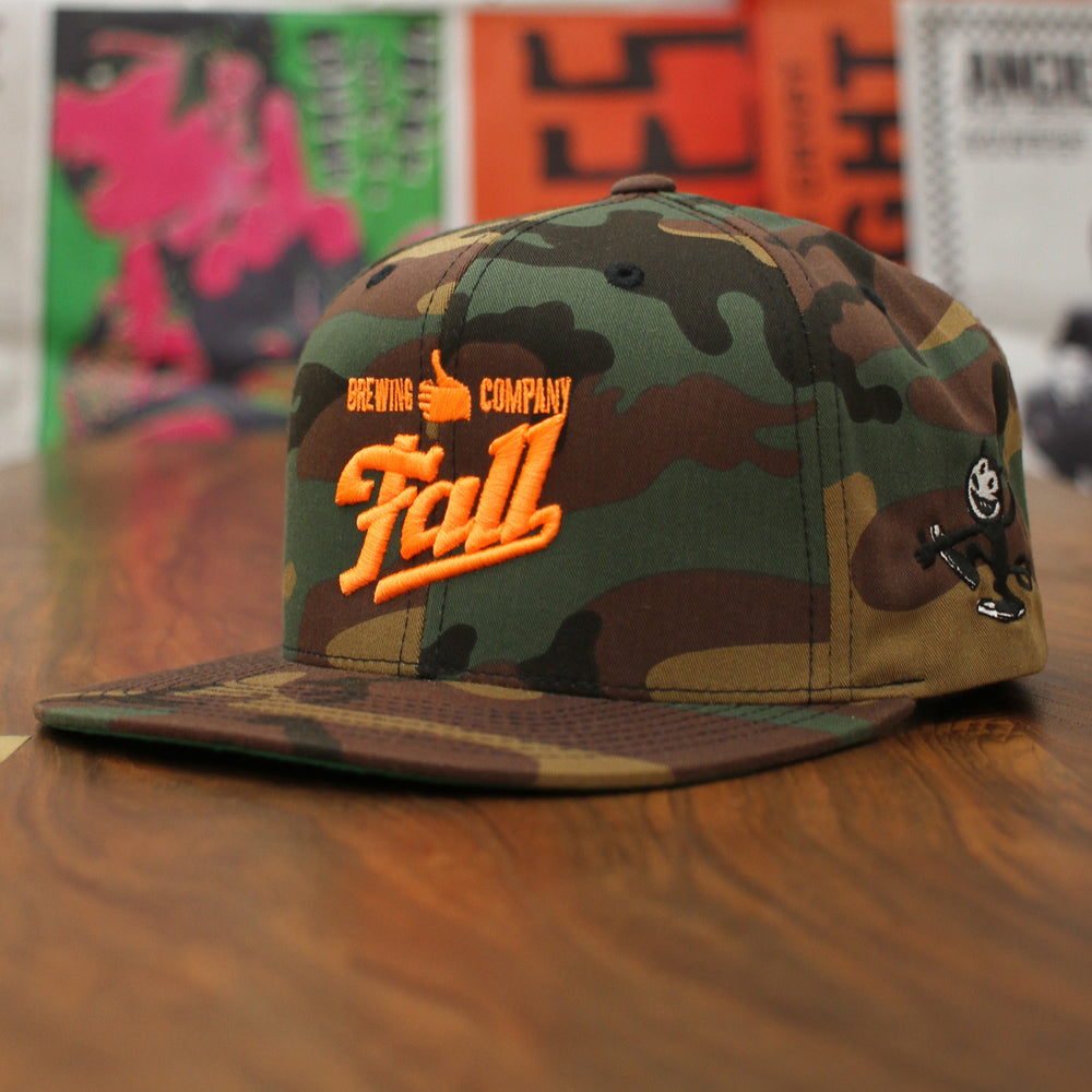 SCRIPT HAT CAMO ORANGE