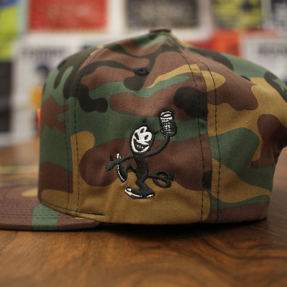 SCRIPT HAT CAMO ORANGE