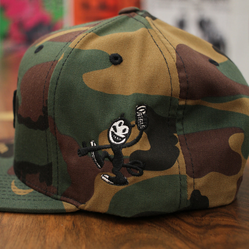 SCRIPT HAT CAMO BLACK