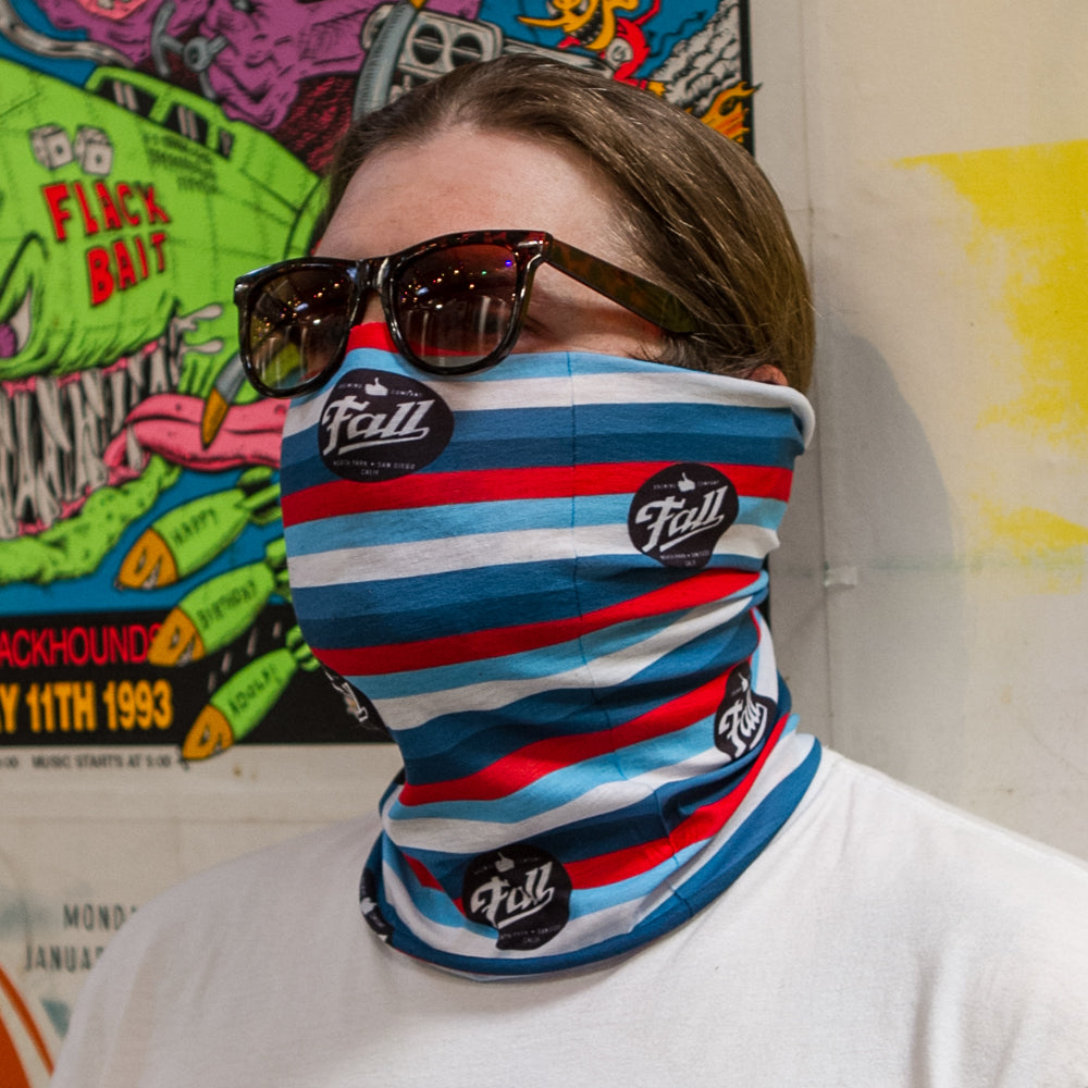 STRIPES NECK GAITER