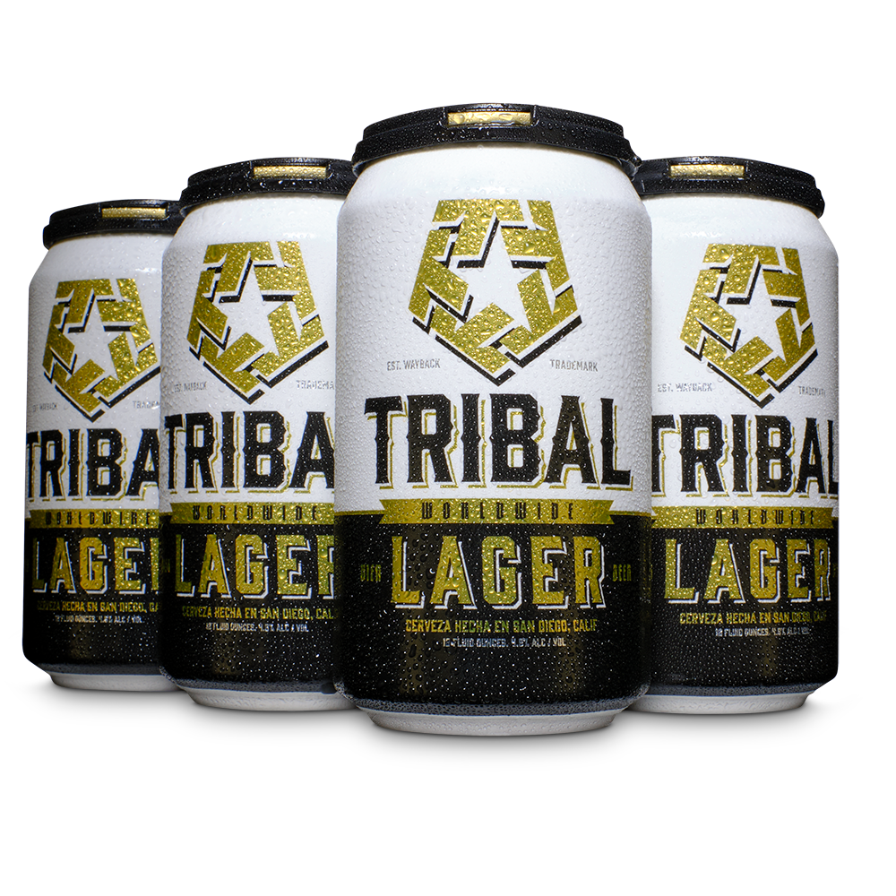 TRIBAL LAGER 12OZ 6-PACK CANS