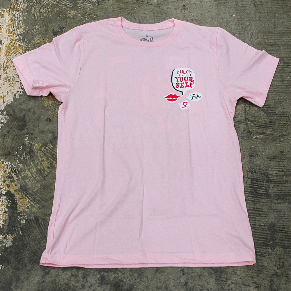 Check Yourself Shirt Pink