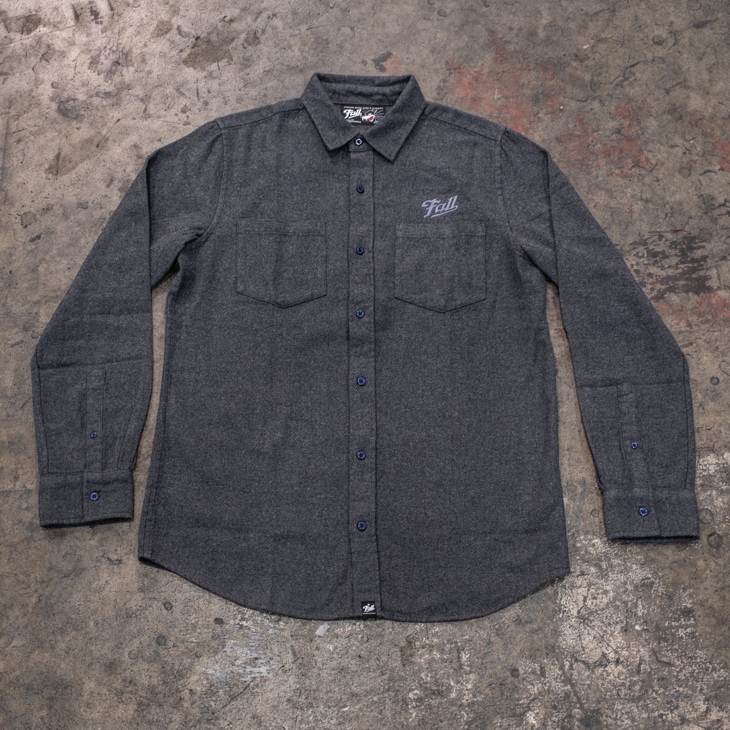 Grey Button Down