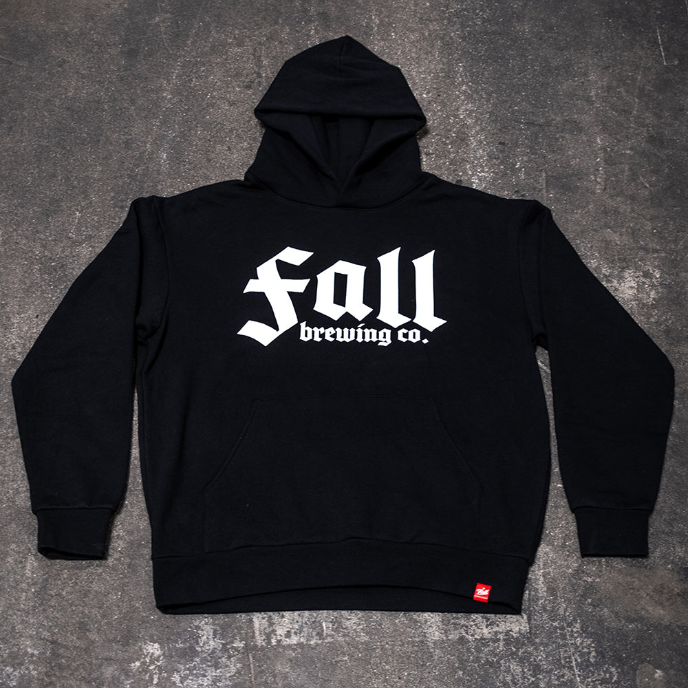 Old English Hoodie- Black