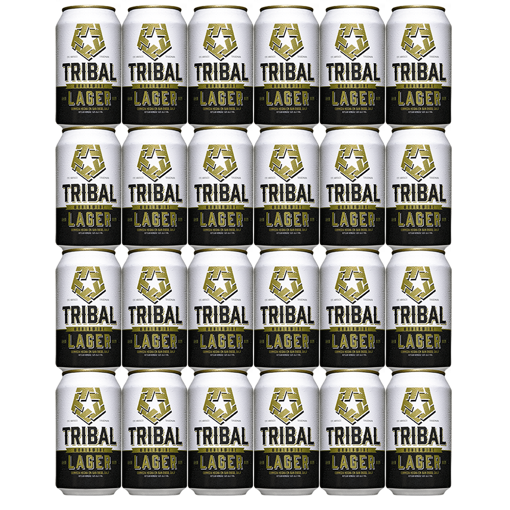 TRIBAL LAGER 12OZ 24-PACK CANS