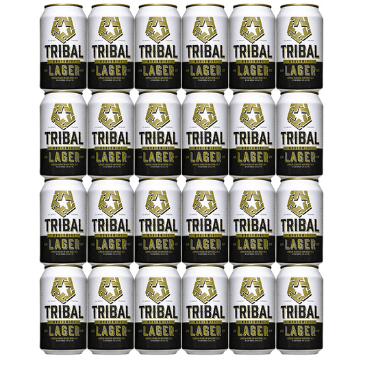 TRIBAL LAGER 12OZ 24-PACK CANS