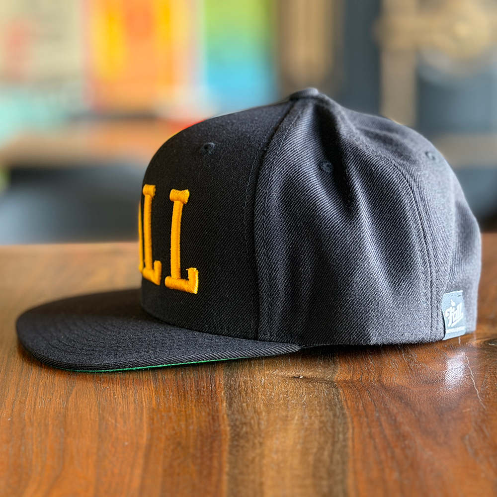 FALL HAT BLACK YELLOW