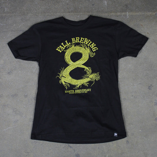 8th Anniversary Shirt Black