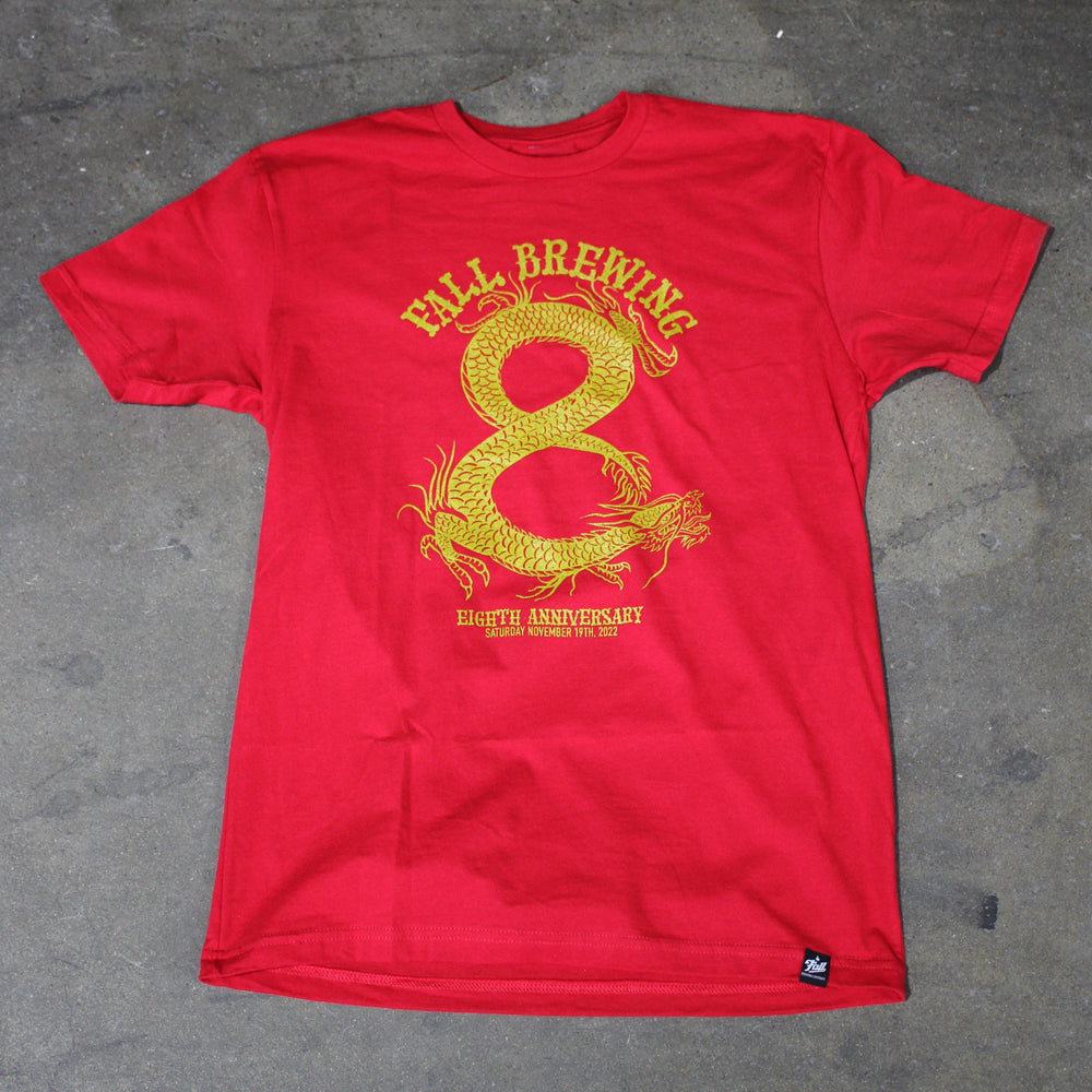 8th Anniversary Shirt Red