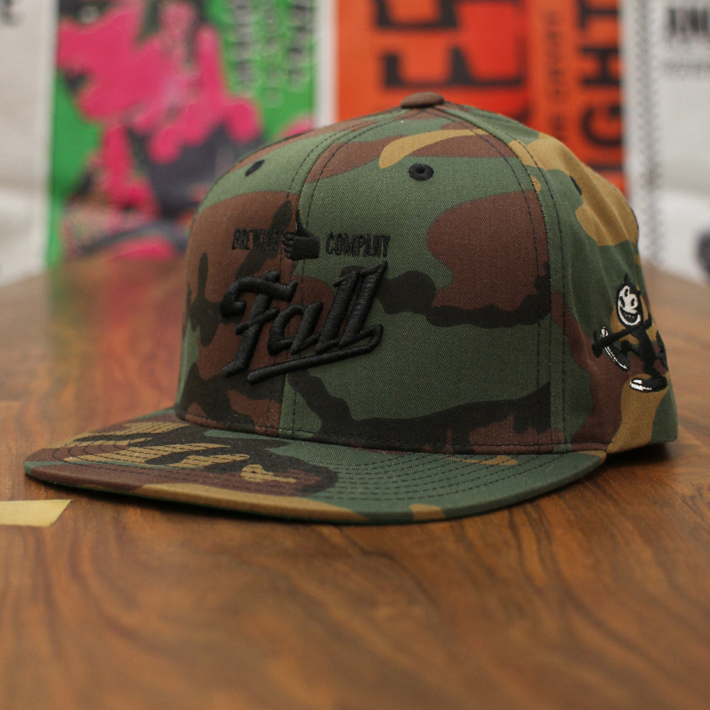 SCRIPT HAT CAMO BLACK – Fall Brewing Company