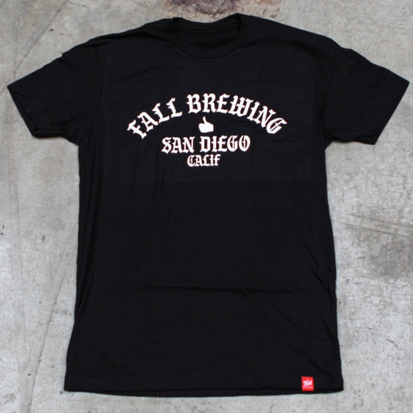 Old English Shirt Black – Fall Brewing Company